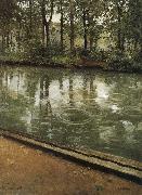 Riverside through the rain